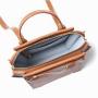 Fashion Casual Women Lizard Leather Handbags Purse Travel Backpack Shining Metal Double Zipper Lady Bags