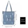 Purse Jean Travel Tote Bags for Women Beach Bag Denim Purses and Handbags for Teen Girls Women