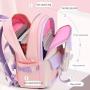 ZR899 Waterproof Girl Schoolbag Children Backpack Colorful Cartoon Portable Fashion Large Capacity Pupil  Kid Outdoor Schoolbag