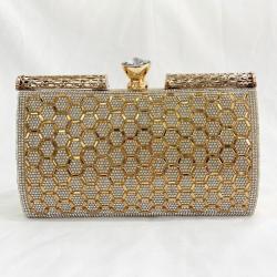 CCF664 Wedding Purse Crystal Clutches Luxury Small Evening Bag Rhinestone Colorful Diamond Purse Bling Party Shoulder Bag