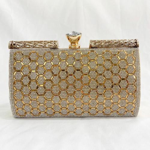 CCF664 Wedding Purse Crystal Clutches Luxury Small Evening Bag Rhinestone Colorful Diamond Purse Bling Party Shoulder Bag