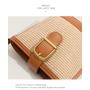 Popular Niche Straw 2024 New Women'S Summer Style Crossbody Hand Bucket Bag