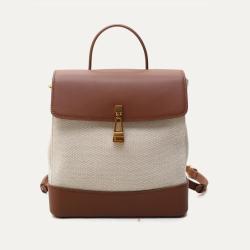 Wholesale Women Handbag Pu Leather Travel Backpacks Women's Designer Luxury Fashion Cotton Shoulder Bag Cross Body Bag Backpack