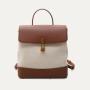 Wholesale Women Handbag Pu Leather Travel Backpacks Women's Designer Luxury Fashion Cotton Shoulder Bag Cross Body Bag Backpack