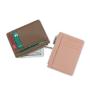 Custom women mini card holder wallet leather small wallet women mini coin purse wallet