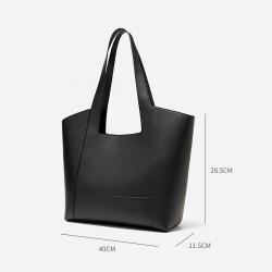 2024 Large Capacity Luxury Ladies Handbags Custom Logo Hand Bag Pu Vegan Leather Fashion Women Tote Bags