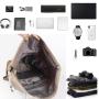 CHANGRONG Custom recycled polyester roll top up outdoor backpack Bag