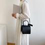 PU Korean Hand Bag Women Handbags Fashion Small Square Bag Leisure Single Shoulder Slant Crossbody Bag