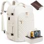 LOVEVOOK quilted high quality carry on 17in laptop backpack hiking notebook school bag large 40L flight approved travel backpack