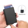 Wholesale Minimalist Wallet with ID Card Window Front Pocket Wallet OEM Card Holder Pop Up Wallet RFID Aluminum Card Case