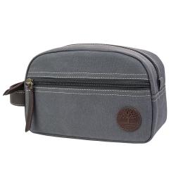 Custom Men's Toiletry Bag Canvas Travel Kit Organizer Wash Waterproof Portable Makeup Bag