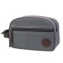 Custom Men's Toiletry Bag Canvas Travel Kit Organizer Wash Waterproof Portable Makeup Bag