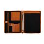 A4 letter sized papers soft good leather Portfolio Case leather Portfolio Organizer