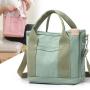 Hot Selling Japan Korean style high quality canvas bag lunch handbag 16oz tote shoulder bag for women