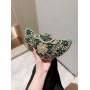 Green Luxury dinner bag for women rhinestone banquet clutch evening purse wholesales crystal bling evening clutch bagag women