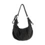 Fashion Large Capacity Nylon Messenger Bag Female Handbag Casual Ladies Hand Bag Pleated Bowknot Women's Nylon Shoulder Bag