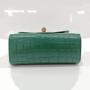 2024 Wholesale Crocodile Bamboo Handle Small Jelly Bag Handbag With Mini Removable Strap