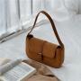 Wholesale Women's Handbags Fashion Solid Color Ladies Shoulder Bag Elegant Temperament Faux Suede Rectangular Women's Hand Bags