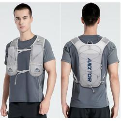 ZR926 Outdoor Nylon Running Backpack 5L Safety Reflective Sports Riding Bag Water Bag Marathon Cycling Hiking Climbing Bag