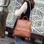 CCF377 New Arrival Backpack Women Waterproof PU Leather Outdoor Travel Bag Leisure Ladies Backpack College School Bag