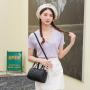 Wholesale Korean ladies small women bags embroidered diamond pillow shoulder bag 2024 new niche cylinder handbag