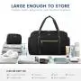 LOVEVOOK Weekender Bag for Women Cute Gym Duffel with Toiletry handbag Carry On Bag Overnight Travel Tote Bag with laptop pocket