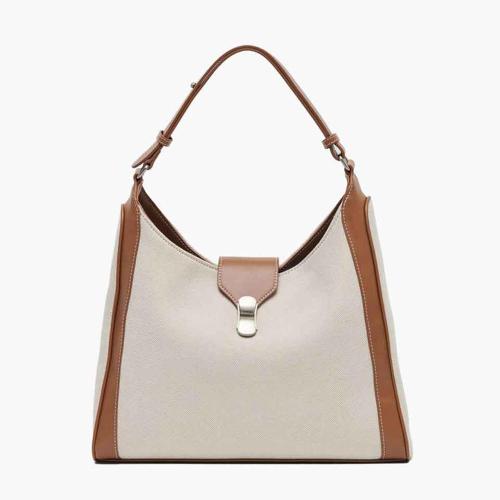 Guangzhou Factory Customized Brand Tote Bag Large Capacity Elegant Ladies Underarm Canvas Bag Fashion Shoulder Bag For Women