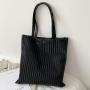 New Fashion Bag Women's Large Capacity Customs HandBag Stylish Portable PU Customs Tote Bag