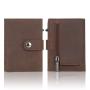 Metal Rfid Blocking Wallet Credit Card Holder Rfid Blocking Leather Aluminum Wallet