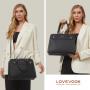 LOVEVOOK 2pcs New Style PU Leather Top Handle Tote Bag for ladies Purses and Handbags Custom Logo Tote Shoulder Bag for Women