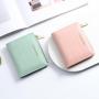 ZR201 2023 Women's wallet Ultra-thin card bag Fashion short small wallet Simple two-fold bag Korean version
