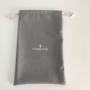 Small Grey Cotton Draw String Bags