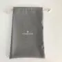 Small Grey Cotton Draw String Bags