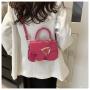 Popular design versatile small square bag 2024 fashion solid color high quality women's shoulder bags luxury crossbody handbag