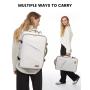 LOVEVOOK Carry on Backpack Flight Approved with 3 Packing Cubes laptop travel backpack bag with usb duffel bags for men women