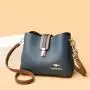 Ladies Quality Pu Leather Shoulder Bags for Women Luxury Messenger Bags for Women Designer Fashion Large Capacity Bucket Bag