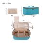 Traveling Makeup Bag Case Cosmetic Jewelry Case Mirror Portable Travel Nylon Travel Makeup Cosmetic Bag Customized Logo Fashion