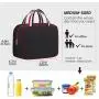 Portable Thermal Insulation Square Lunch Box Student Picnic Portable Fashion Ice Pack Cooler Lunch Bag Waterproof