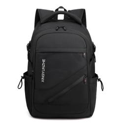 Large Capacity Nylon Leisure Outdoor Travel Backpack Factory Anti-Splashing Computer Bag with Printing Wholesale