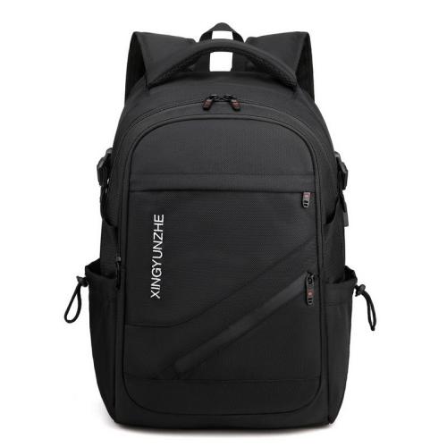 Large Capacity Nylon Leisure Outdoor Travel Backpack Factory Anti-Splashing Computer Bag with Printing Wholesale