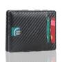Custom business card holders leather slim card holder wallet carbon fiber mens card holder