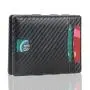 Custom business card holders leather slim card holder wallet carbon fiber mens card holder