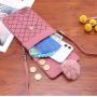 Bag for women 2024 Korean PU ladies shoulder bag fashion solid color collision vertical cell phone bag female crossbody purse
