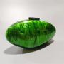 Custom 2024 Luxury Shell Shape Purses Handbags Women Cross Body Acrylic Clutch Wedding Evening Bag