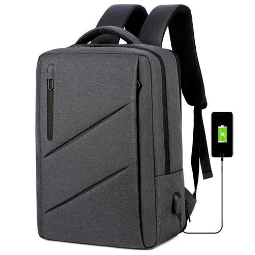 Large Capacity USB Laptop Backpack Expandable Oxford Business Travel Bag with Waterproof Unisex Custom Logo