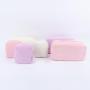 Keymay Stock 4 Colors Fashion Girls Makeup Cosmetic Bag Set Custom Logo Designer Zipper Travel Cute Corduroy Makeup Pouch