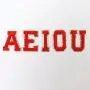 RTS Factory Wholesale DIY Custom Embroidered Patches Best Gifts Sticker Letter Patches Alphabet Chenille Patches