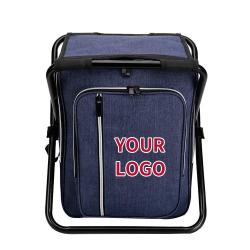 Large capacity Custom Reusable Picnic Outdoor Waterproof Traveling Food Cooler Bag with Chair