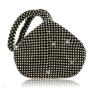 CCF653 High End Evening Messenger Clutch Bag PU Diamonds Love Heart Evening Bags Luxury Handbags For Party  Clutch Purses