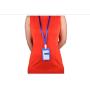 HR598 Creative Plastics ID Badge Holders Credit Card Employee Working Bus Card Case Neck Strap Bus Access Student Card Holder